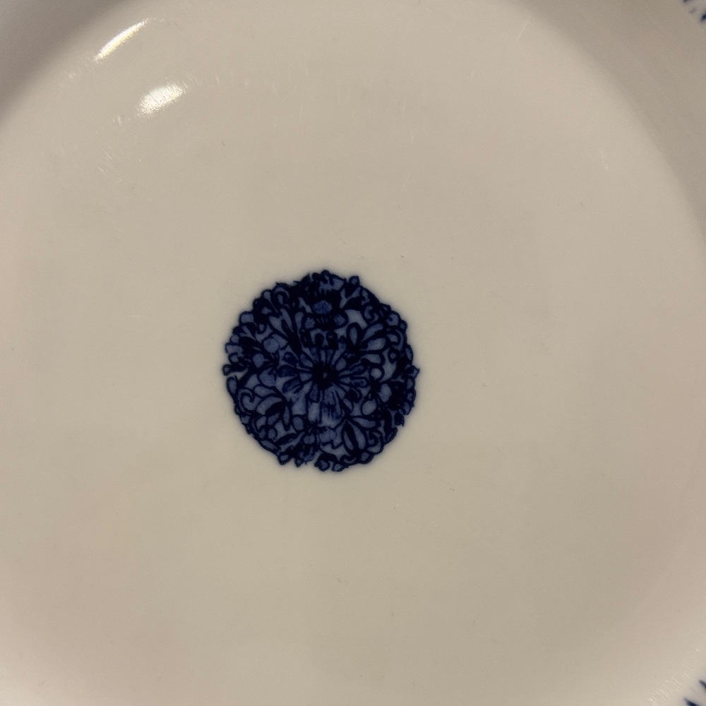 Anthropologie Blue and White Ceramic Dinner Plate Gallery Wall Plate Wall - Picture 5 of 7